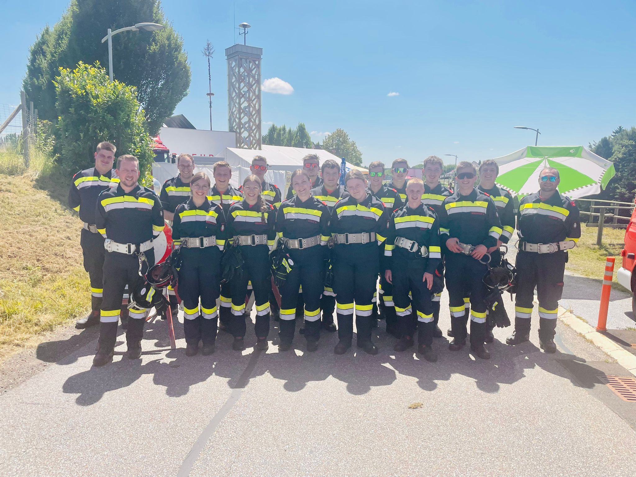 1. Bereichsfeuerwehrnassleistungsbewerb in Nitscha 19.07.2025