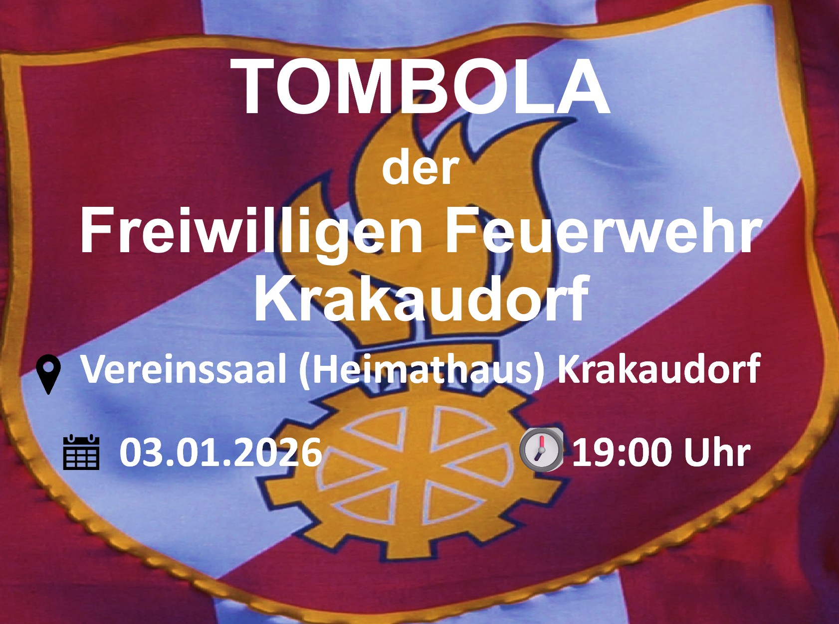 Tombola am 03.01.2026 im Vereinssaal Krakaudorf